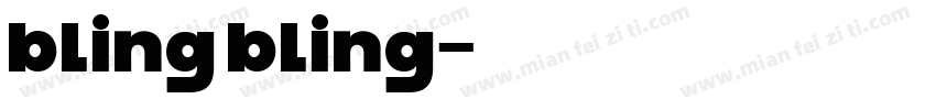 bling bling字体转换